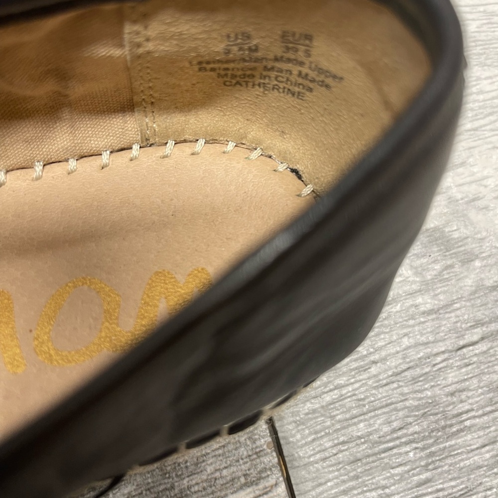 Sam Edelman Womens Catherine Platform Espadrille Cowhide Leather Shoes sz 9.5 M - Picture 9 of 11